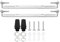 PATIKIL 180mm Lampenhalterung Decke Kit 2 Set Deckenhalterung Lampe Stahl Querleiste für Haus Büro Hängeleuchte Wand mit Schraube Unterlegscheibe Muttern Kit