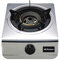 Hornillo gas inox. Quemador de triple corona: 4,3 KW. Combustible: Gas butano o gas propano. Encendido piezoeléctrico.Para uso exterior.