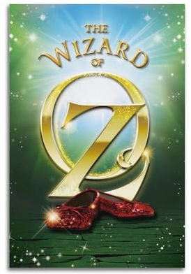 greb Filmposter The Wizard of Oz, Raumdekoration, ästhetisches Poster, künstlerisches Poster für Schlafzimmer, Wohnzimmer, Wände, 30 x 45 cm, ungerahmter Stil