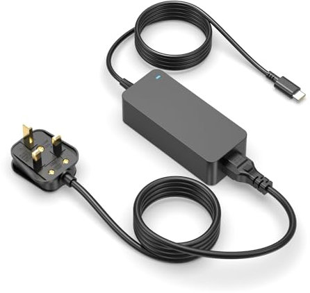 65W USB-C Fast Charger Fit for Lenovo Thinkpad T480 T480s T490 T490s T580 X280 X380 L390 L480 X390 E590 L490 T590 T580s X395 E490, Fit for Thinkpad X1 Carbon 7-10 Gen, X1 Yoga 2-8 Gen Laptop Adapter