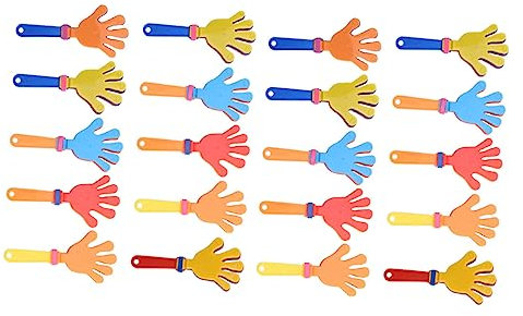 BIUDECO 20 Stück Palmenklatscher Kreative Handflächenklatscher Partybevorzugung Partyhandklatschen Kinderspielzeug Applaus Maker Kinderspielzeug Jubelwerkzeuge