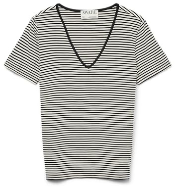 VERO MODA Damen Vmpepper Ss V-Neck T-Shirt VMA Noos Vmpepper Ss V-Neck T-Shirt VMA Noos (1er Pack)
