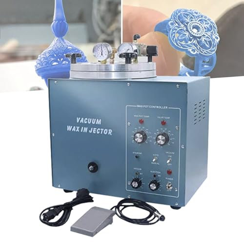 RSQQL 510 W Vakuum-Wachsinjektor, Druckluftbereich: 0,4–0,7 MPa, 3 kg Juwelier-Gusswerkzeug for Juwelierwerkzeug, Vakuumformmaschine