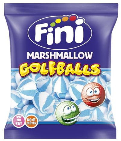 Fini Marshmallow GolfBalls Azzurro Busta da 1 Kg Senza Glutine