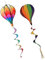 2 Stück Ballons Solar Heißluftballon Elektrische Ballonpumpe Hängende Gartendekorationen Windspiel Lustiges Windmühlendekor Windmühlenspirale Heißluftballon ROMISBABA