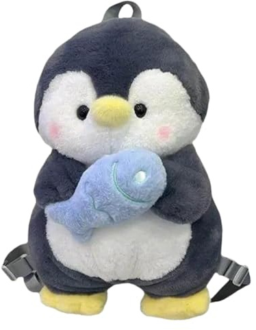 Plüsch Pinguin Tasche Plüsch-Puppentasche | Plüsch Puppe Rucksack Für Kinder Reisen Outdoor-Aktivitäten Wandern Tagesausflüge Schule Camping Abenteuer Erkunden