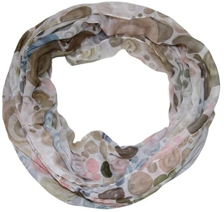beybey® Trance Edition Damen Seide Loop Schal in herrlichen Farben - ein Seidenschal zum Verlieben (beige rosee)