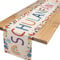 Xinvery Tischdeko Einschulung,Regenbogen Schulanfang Deko Tischläufer Tischband für Schulkind Schulanfang Schuleinführung Schulstart Party Dekoration 180 x 35cm