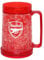Arsenal FC Freezer Mug Tankard Plastic Pint Glass16 Fluid Ounces Red Modern Insulated Reusable Frozen Drink