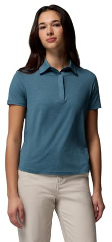 Columbia Parsons Point Polo für Damen, Poloshirt, Everblue Heather, M