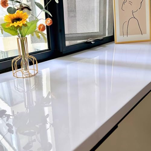 Fensterbrett Marmor,Ersatz-Fensterbank Leistenabdeckung,PVC Verbund-Acryl-Fenster Kantenschutzplatte,Dekorative Fensterbank Nasenabdeckung für Die Inneneinrichtung, Verbreiterung Fensterbank(40x12cm)