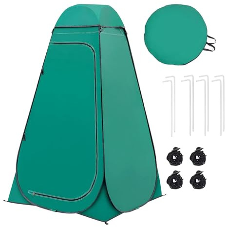 Portable Privacy Shelter Tent, Pop-Up Shower and Changing Room for Outdoor Camping, Personal Toilet Tent for Garden, Picnic and Fishing Trips