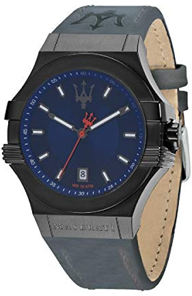 MASERATI Herren Armbanduhr Datum klassisch Quarz Leder R8851108021