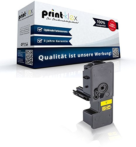 Print-Klex Tonerkartusche kompatibel für Kyocera ECOSYSM5521cdn ECOSYSM5521cdw ECOSYSP5021 1T02R9ANL1 TK5220 TK 5220 TK-5220 Y TK 5220Y Yellow Gelb - Office Print Serie