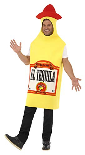 Lustiges Tequila Flasche Herren Kostüm - One Size
