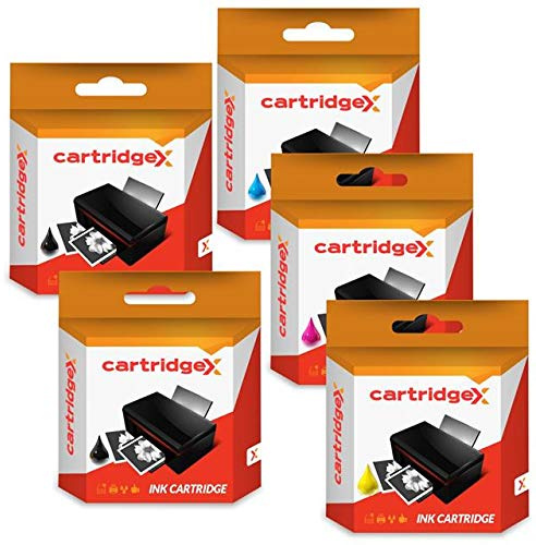 Cartridgex 5 Compatible Ink Cartridge Set Replacement for Canon Pixma iX7000 MX7600 PGI-9 PGI-7