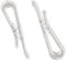 DZS Elec Lot de 500 Pinces Crocodiles en Plastique Transparent pour Chemises, Cravates, Pantalons et Robes 38 mm