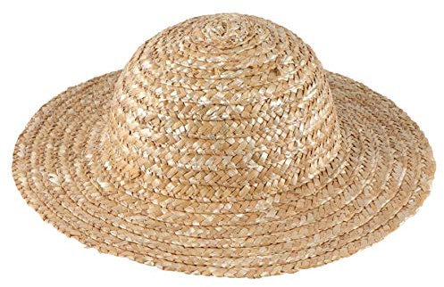 Supvox Strohhut DIY Strohmütze Strand Sonnenhut Kunst Malerei Hut Sommer Strohhut Strandkappe für Hawaiian Partei Bevorzugt Dekoration Liefert 20 cm