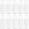 25pcs 10ml Sample Bottles Refillable Plastic Transparent Lotion Bottles Shower Gel Containers for Home Travel Daily Use