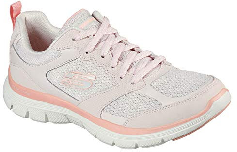 Skechers Femme Flex Appeal 4.0-Active Flow Basket, Rose Clair, 37.5 EU