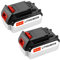 2Stück 5.0Ah Ersetzen kompatibel mit Black und Decker 20V Akku LB20 LBXR20 LBX20 LBXR20 LBXR20B-OPE-2 LB2X4020 LST220 Drahtlos Elektrisch Werkzeuge (5AH-2PACK)