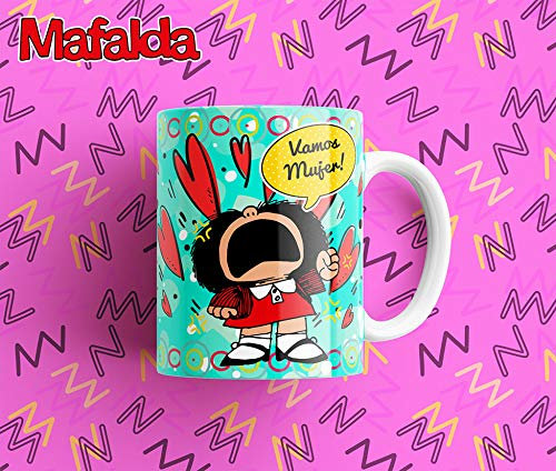 Tazas de Mafalda unidad regalo desayuno cumpleaños amiga invisible