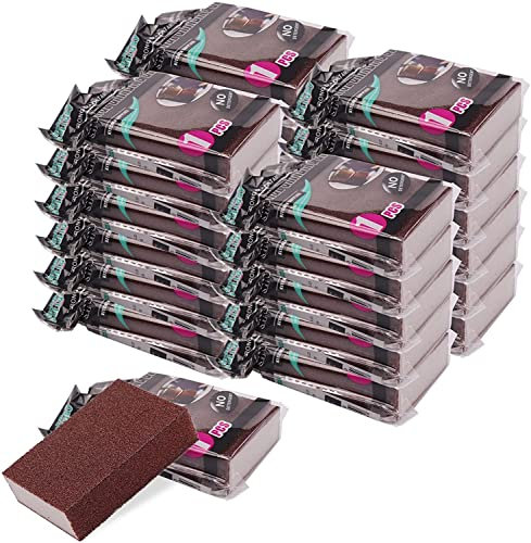 15 Pezzi Spugna Abrasiva Riutilizzabile Spugne Abrasive Grossolana Asciutto E Bagnato Per Utilizzato Per Lucidare Legno Metallo Kit Lavabili Spugne Per La Pulizia Della Cucina