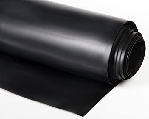 DYXJB Teichfolie 2x3m Teichfolie 1mm Schwimmbad HDPE Garten wasserdichte Folie, Verbesserte UV und Witterungsbeständigkeit 0,35mm (Color : Black, Size : 8x10m)