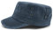 Van Der Rich ® - Cap Vintage Army Military Cap Gewaschener 100% Baumwolle - Dammen-Herren (Marine, One Size)