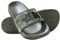 THE NORTH FACE Herren Base Camp Slide III Sandale, Militärische Oliven-Tarnmuster-Aufdruck/TNF-Schwarz, 43 EU