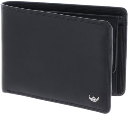 Golden Head Leder Geldbörse Polo RFID Protect Scheintasche 1453 Schwarz