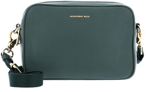 Mandarina Duck MELLOW LEATHER CAMERA BAG, Damen KAMERATASCHE AUS LEDER, DARK FOREST,