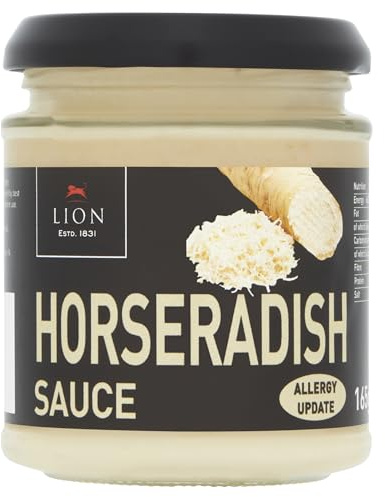 Lion Creamed Horseradish Sauce Jar 165g