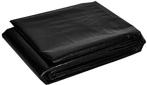 FABIIA Kleine Teichfolie, 1 X 3 M, 1 X 5 M, 2 X 3 M, Gummi-Teichfolie, Hdpe-Teichfolie, Schwarz, Für Fischteiche, Bäche, Brunnen Und Wassergärten/5 * 10M/16 * 33Ft