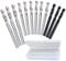 WowSupM 6.35 mm 12pcs Twist Drill High-Speed Steel Bit HSS for Hole Saw Arbor