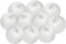 Meisax 10 Stücke Lampions 20cm Rund Papier Lampenschirm Weiß Papierlaterne Classic Bamboo Style Papierlampion für Hochzeitsdeko Geburtstag Garten