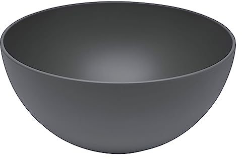 Magu Natur-Design Schüssel Anthrazit Ø 16 cm aus einem Polymer aus natürlichen Materialien Müslischüssel Salatschüssel Dipschale