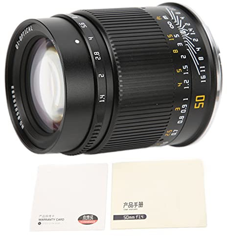 Obiettivo per Fotocamera50 Mm F1.4 ASPH perSL Full Frame, Obiettivo con Messa a Fuoco Fissa Ad Ampia Apertura