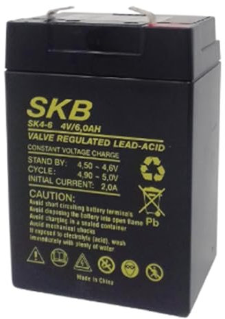SK4-6 - BATTERIA AL PIOMBO SKB 4V 6AH SK4-6 F1