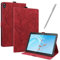 JayModCase Custodia per Lenovo Tab M10 TB-X605F / TB-X605L / TB-X505F / TB-X505L Pelle PU Flip Stand Cover, Angolo di Supporto Regolabile Auto Sveglia/Sonno(Rosso)