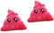 BESTonZON 2 Pièces Coussin en Peluche Doux Oreiller en Peluche Caca Jouet Rose