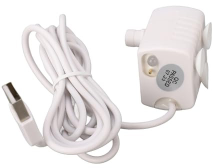 Bomba de Fuente de Agua para Mascotas, Motor sin Escobillas CC Alimentado por USB, Mini Bomba Dispensadora para Gatos, Silenciosa para Mascotas, Evita Quemaduras en Seco