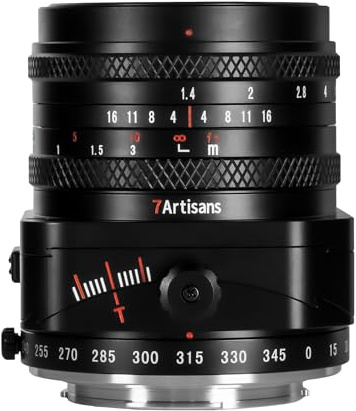 7artisans 50mm F1.4 Tilt-Shift Lens for Sony E-Mount A7III A7RIII A7RIV A9