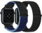 Runostrich Nylon Sport Strap Compatible with Apple Watch Strap 49mm 46mm 45mm 44mm 42mm Women Men, Adjustable Sport Solo Loop Bands for iWatch Series 10 9 8 7 6 5 4 3 SE2 SE Ultra 2 1, 2 Pack