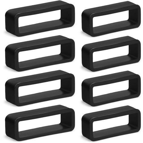 8 Stück Uhrenarmband Schlaufe,Silikon Uhrenarmband Halter,Ersatz Uhrenband Schlaufe,Armband Schlaufe Halter,Uhrenarmband Befestigungsringe,Uhrenarmband Halter Schlaufen,für 20/22mm Uhrenarmband Keeper
