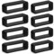 8 Stück Uhrenarmband Schlaufe,Silikon Uhrenarmband Halter,Ersatz Uhrenband Schlaufe,Armband Schlaufe Halter,Uhrenarmband Befestigungsringe,Uhrenarmband Halter Schlaufen,für 20/22mm Uhrenarmband Keeper