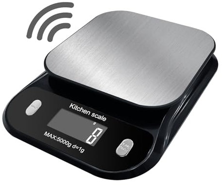 talk Digital Kitchen scale Electronic Kitchen Scale with Large LCD Display, Add & Weigh/Tare Function