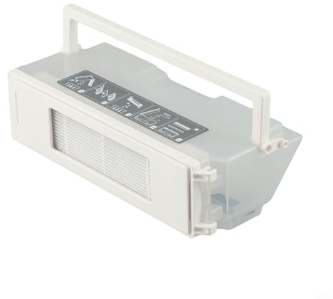 ZYNCUE Staubbehälterbox Ersatz für Ecovacs für Deebot N8 N8+ N8 Pro Roboterstaubsauger Ersatzteil, automatischer Mülltonnenbehälter mit Filter, sammelt effizient Schmutz, leicht zu reinigen