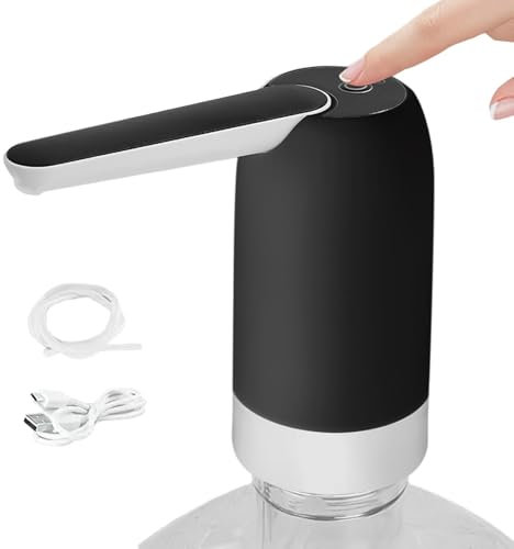 Bomba de mesa de agua, bomba de jarra de agua de 800 mAh para botellas, dispensador pequeño embotellado para camping, cocina
