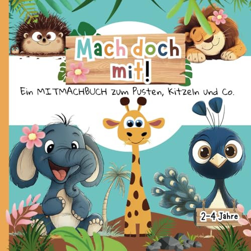 Mach doch mit!: Ein interaktives Mitmachbuch zum Pusten, Klatschen, Drehen und sehen, was dann passiert. Ideales Geschenk für kleine Entdecker im Alter von 2-4 Jahren.
